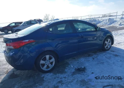 2013 Hyundai Elantra Gls from USA, damaged, VIN KMHDH4AEXDU949366